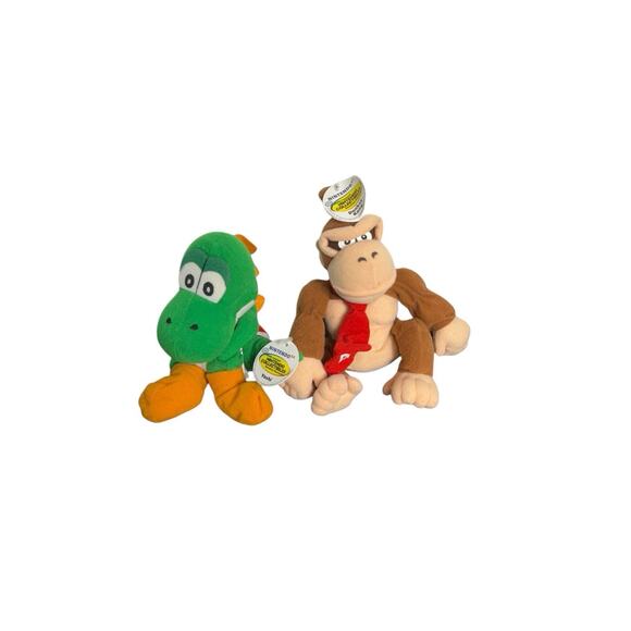 Nintendo 64 BD&A Plush Lot Yoshi Donkey Kong NWT Vintage Collectible Tags Bundle - Picture 3 of 6